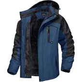 Sonstiges MAGCOMSEN Herren Winter Skijacke Fleece Gefüttert Wasserdicht Softshelljacke