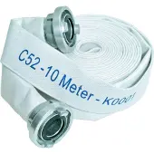 GEKA Bauschlauch mit Storz B ; 20m-Rolle synthetisch u. innengummiert