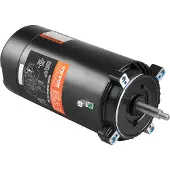 Vevor 1,5 PS Poolpumpenmotor, 56J Rahmen, 115V(13,6 Ampere)/230V(6,8 Ampere) 3450 U/min, 60Hz, 1.3 Betriebsfaktor, 90μF/250V Kondensator, CCW Rotation Rundflansch Ersatzmotor