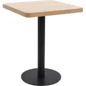 Syfax Bistrotisch Hellbraun 60x60 cm MDF