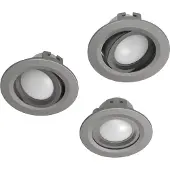 Hama WLAN Einbauspot, App-Steuerung CCT 3er nickel