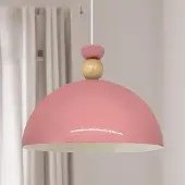 Bamyum Yimpi Pendelleuchte Rosa Hängelampe Industrial Ø30 cm, E27, Moderne Lampe