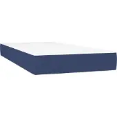 Syfax Taschenfederkernmatratze Mittel Blau 120x190x20 cm Stoff
