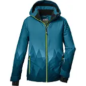 Killtec Jungen Skijacke/Funktionsjacke mit Kapuze und Schneefang KSW 383 BYS SKI