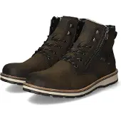 Rieker Herren Schnürboots / Winterboots Grün Kunstleder wasserfest Größe: 42