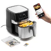 InnovaGoods Heißluftfritteuse Fryinn Pro 5500 Schwarz 1700 W 5,5 L Edelstahl