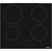 Heinner HBHI-M4ZBSTC, Schwarz, Integriert, 59 cm, Zonen-Induktionskochfeld, Glas, 4 Zone(n)