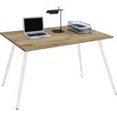 VCM Schreibtisch "Schreibtisch Bürotisch Computertisch Salia 160x80", braun (honig, eiche), B:160cm T:80cm, Tische, Schreibtisch