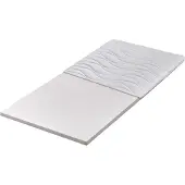 Betten-ABC Kaltschaumtopper - mittelfeste Matratzenauflage mit waschbarem Bezug, Größe: 180x200