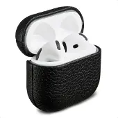 Accezz Echtleder Case Apple AirPods 5 / 4 - Schwarz