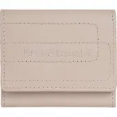 Bruno Banani Geldbörse , Damen, beige, Leder, leicht glänzend, unifarben, Kleinlederwaren Geldbörse, echt Leder