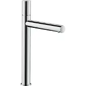 Axor Uno Einhebel-Waschtischmischer 260 für Aufsatzwaschtische mit Zerogriff und Ablaufgarnitur, Chrom