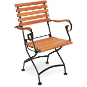 Merxx Gartensessel "TOPSELLER", braun, B:57cm H:85cm T:60cm, Sessel, Gartensessel, Eukalyptusholz, klappbar, braun