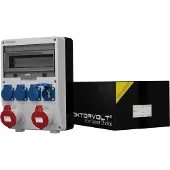 Doktorvolt Stromverteiler TD 2x32A 4x230V franz/belg System 2435