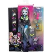 Monster High Frankie Stein-Modepuppen mit Frankies Haustier Watzie und Zubehörteilen, Modepuppe, Weiblich, 4 Jahr(e), Junge/Mädchen, 150 mm, 250 g
