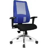 Topstar Bürodrehstuhl "Lady Sitness Deluxe" schwarz/blau