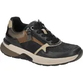 Gabor ROLLINGSOFT Damenschuhe - bequeme Schnür- Halbschuhe schwarz Freizeit NEU