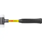 PB Swiss Tools Rückschlagfreier Hammer, mit Nylon-Einsätzen, Superglas-Stiel, 60 mm