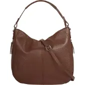 Cluty Shopper "Damen echt Leder, Made in Italy", Damen, Gr. B/H/T: 34cm x 31cm x 9cm onesize, braun, Leder, leicht glänzend, unifarben, Taschen Shopper, echt Leder, Made in Italy