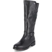 Rieker Damenschuhe Stiefel Gefüttert Schaftstiefel Schwarz Freizeit
