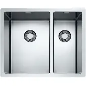 NABER Corno Piu PFU11, Spüle, Edelstahl, Becken links