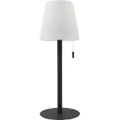 LINDBY LED-Akkulampe Azalea schwarz Alu CCT höhenverstellbar