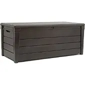 Keter Brightwood, Aufbewahrungsbox, Braun, Rechteckig, Harz, Einfarbig, Braun