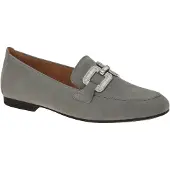Gabor Damenschuhe Halbschuhe Slipper Grau Freizeit