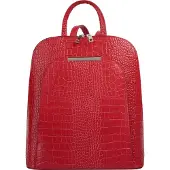 Cluty Cityrucksack echt Leder, Made in Italy