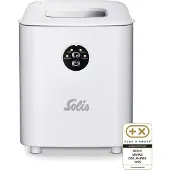 Solis Ice Cube Express Eiswürfelmaschine 1 Liter – 12 kg Eis in 24 Stunden – Kompakte Eiswürfelmaschine – Eiswürfel in verschiedenen Größen – Selbstreinigend – Einfach zu bedienen – Schwarz