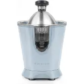 Sweiss Elektrische Zitruspresse ZEST6, tropffreier Ausgießer, leistungsstarker Gelenkarm, 160 W, Blau