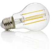 LINDBY LED-Leuchtmittel, Filament, E27, 7W, klar, 2.700K