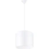 Sollux Hängeleuchte NOVA 30 weiß 1xE27 15W Stoff/PVC 88x30x30cm
