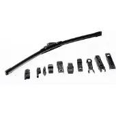 Filmer Flachbalkenwischer 55cm mit 10 Adaptern Scheibenwischer 16277