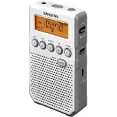 Sangean DT-800, Tragbar, Digital, AM, FM, LCD, 3,5 mm, Weiß