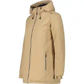 CMP Woman Jacket Long FIX Hood sesamo (A435) 46
