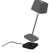 Zafferano Ofelia Pro LED-Akkuleuchte-Anthrazit-mit LED (2200K/2700K/3000K)