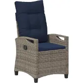 Syfax Verstellbarer Gartenstuhl 56 x 60 x 112 cm Stahl