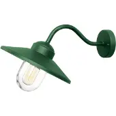 Elstead Lighting Außenwandleuchte Klampenborg, grün, Laterne, Edelstahl