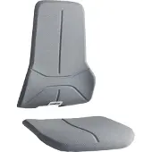 BIMOS Wechselpolster Neon Superfabric-Gewebe grau für Sitz und Rückenlehne - 9588-SP11
