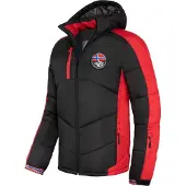 Nebulus Skijacke HILL Herren, Outdoorjacken , Funktionsjacke , P4962 - Herren, schwarz-rot, S