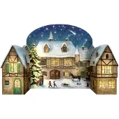 Sonstige Verlage Adventskalender "Weihnachtsabend im Dorf"