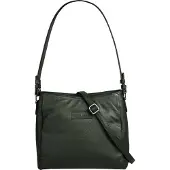 Bruno Banani Shopper "Damen echt Leder", Damen, Gr. B/H/T: 27cm x 25cm x 10cm onesize, grün (oliv), Leder, leicht glänzend, unifarben, Taschen Shopper, echt Leder