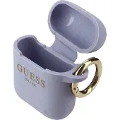 GUESS Apple Hülle GUA2SGGEU AirPods Abdeckung lila/lila Silikon Glitter
