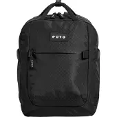 Eoto Schulrucksack Rucksack mit Laptopfach Small16 Backpack 16L Black schwarz