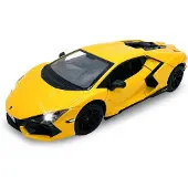 Jamara Lamborghini Revuelto Diecast 1:24 gelb inkl. Knopfzellen