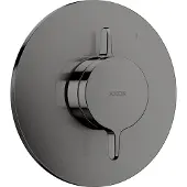 Hansgrohe AXOR One Mischer Unterputzmodell für 1 Verbraucher, 48615330, Farbe: Polished Black Chrome