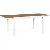 Natur24 Tisch Elias 140-200 x 90 x 75 cm Aluminium