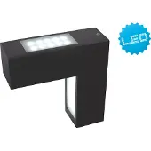 Näve LED Außen Wandleuchten - Aluminum; Kunststoff - anthrazit; opal; 1163197