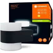 Ledvance ENDURA STYLE UpDown Puck, Wandbeleuchtung für den Außenbereich, Graphit, Aluminium, Polymethylmethacrylat (PMMA), IP44, Eingang, Fassade, Terrasse, I